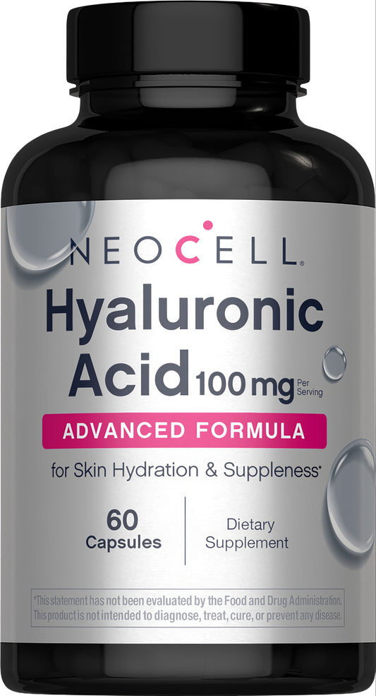 Hyaluronic Acid 100 mg, 60 Vegan Capsules
