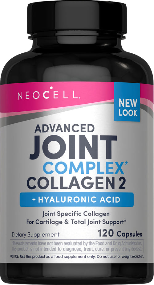 Joint Complex Collagen Type 2 + Hyaluronic Acid, 120 Capsules